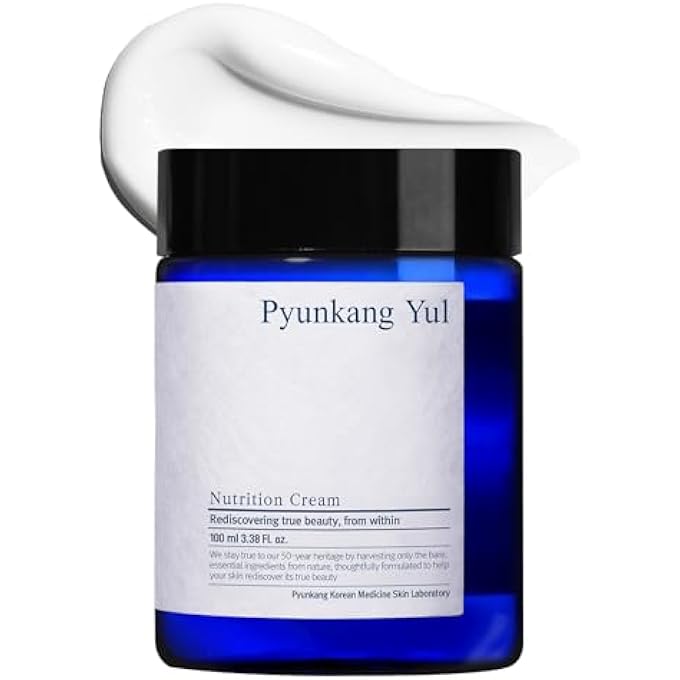 Pyunkang Yul [PKY] NUTRITION CREAM FOR POWERFUL HYDRATION WITH MINIMAL INGREDIENTS, FACE MOISTURIZER WITH BALANCED NOURISHMENT, ZERO-IRRITATION, KOREAN SKINCARE (3.38 FL.OZ, 100ML). - Image 1